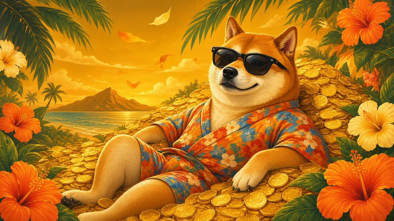 Sunglasses and coins